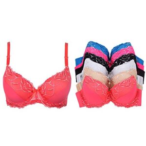 Romabra Sexy Bra 6PACK Lace Push Up Bra